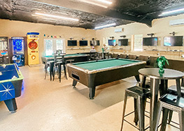 Indoor, Air-Conditioned Game Room enjoyed by Kids of All Ages.